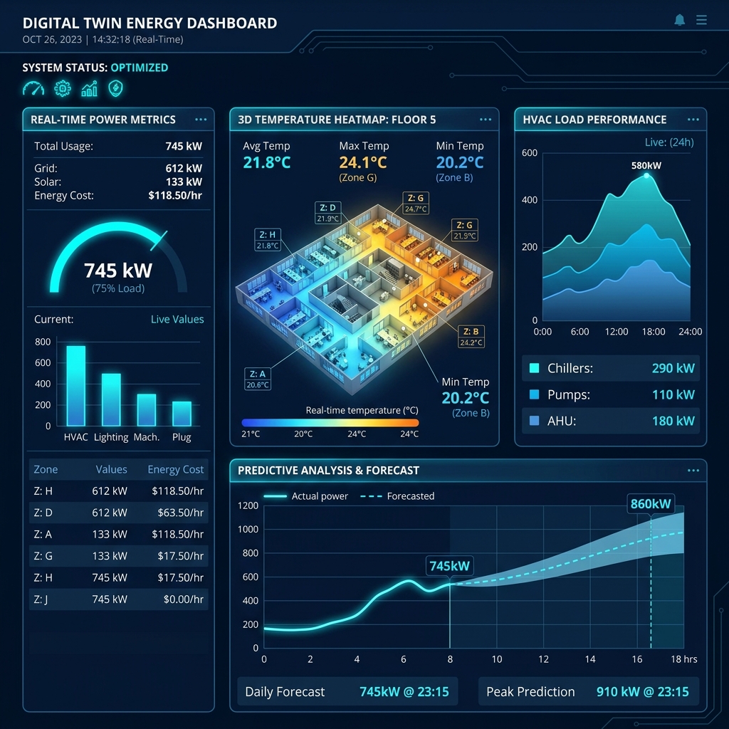 Digital Twin Energy Dashboard